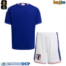 Maglie da calcio Giappone Prima Maglia Bambino Mondiali 2026  Manica Corta (+ Pantaloni corti)